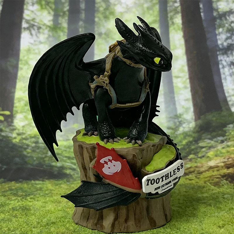 Neuer Animationsfilm Drachennachtzähmen leicht gemacht Niedlicher zahnloser Cartoon kawaii Drachenfigur PVC Anime Modell Peripherie Spielzeug Geschenke