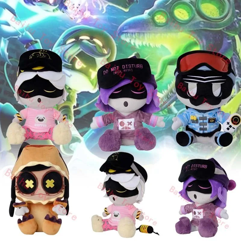 2025 Murders Dronesed Plush Anime UZI Pajama Plush Cute Cyn T-Rex Plushie Khan Stuffed Doll Soft Room Decor Pillow Toy Kids Gift
