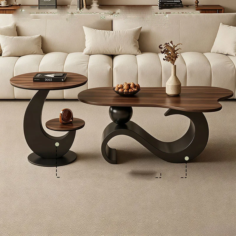 Unique Luxury Coffee Table Coffee Table Living Room Designer High Writing Writing Writing Mesa Auxiliar Chinese Style Furniture