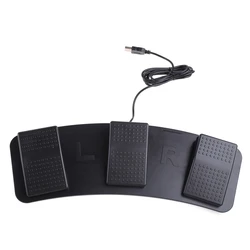 FS3-P USB Foot Pedal Control Switch Keyboard Mouse For Computer PC Laptop Multiple Used In Playing Games Factory Testing