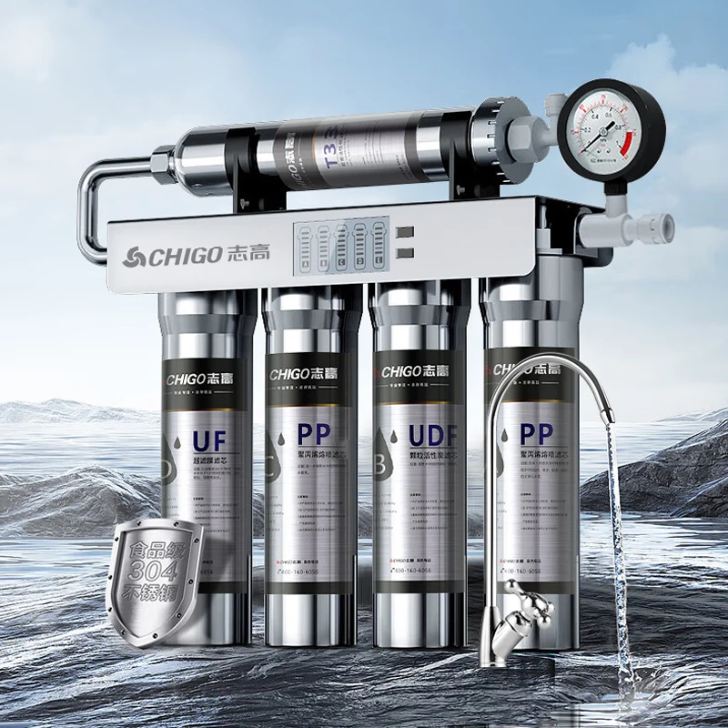 

Ultrafiltration Kitchen Sink Water Purifier Manual System Stainless Steel Filter for Home Commercial Use for Drinking Water