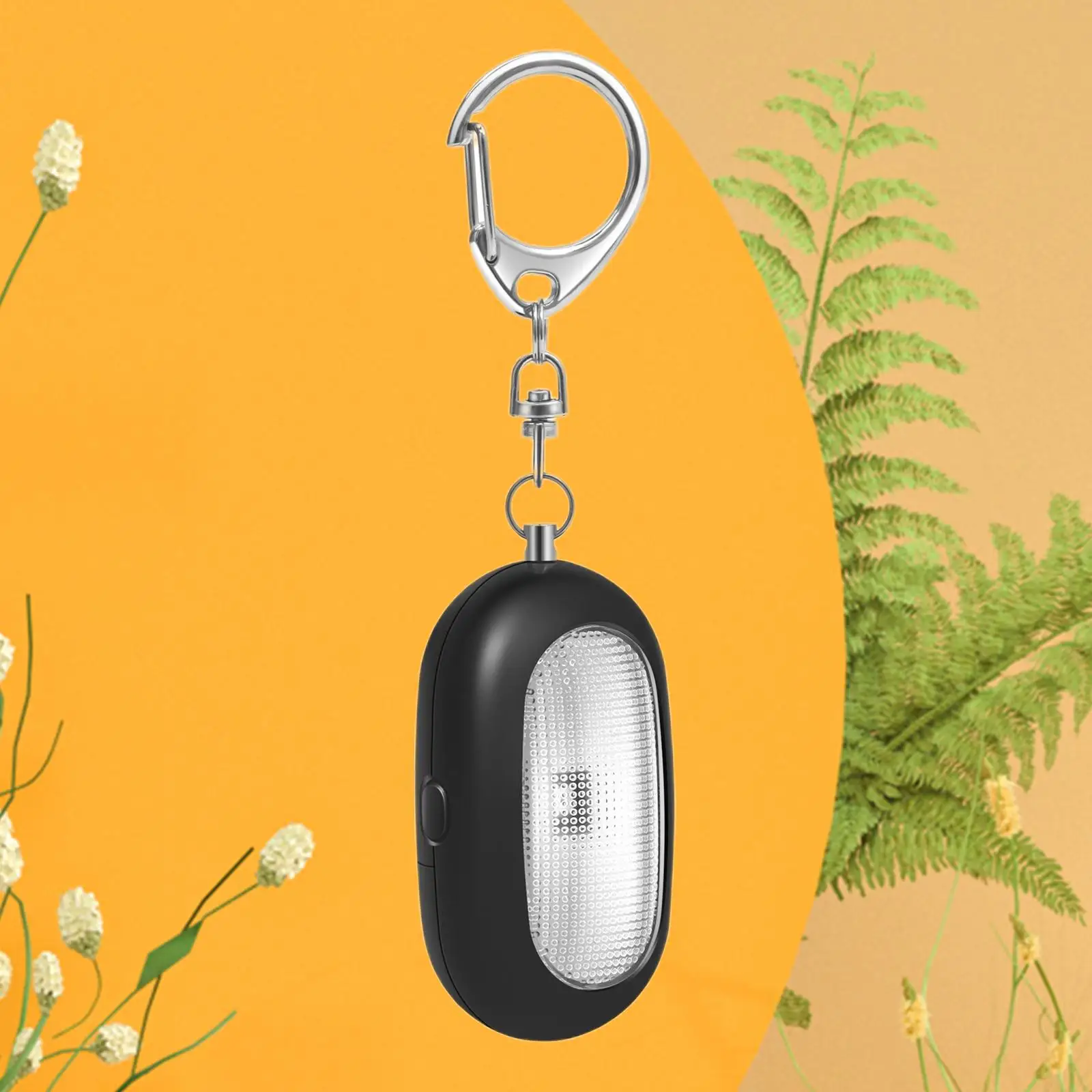 Llavero con alarma Personal de 130dB para mujeres y hombres, llavero con alarma fuerte, dispositivo de protección Personal de seguridad portátil con luz LED Mini