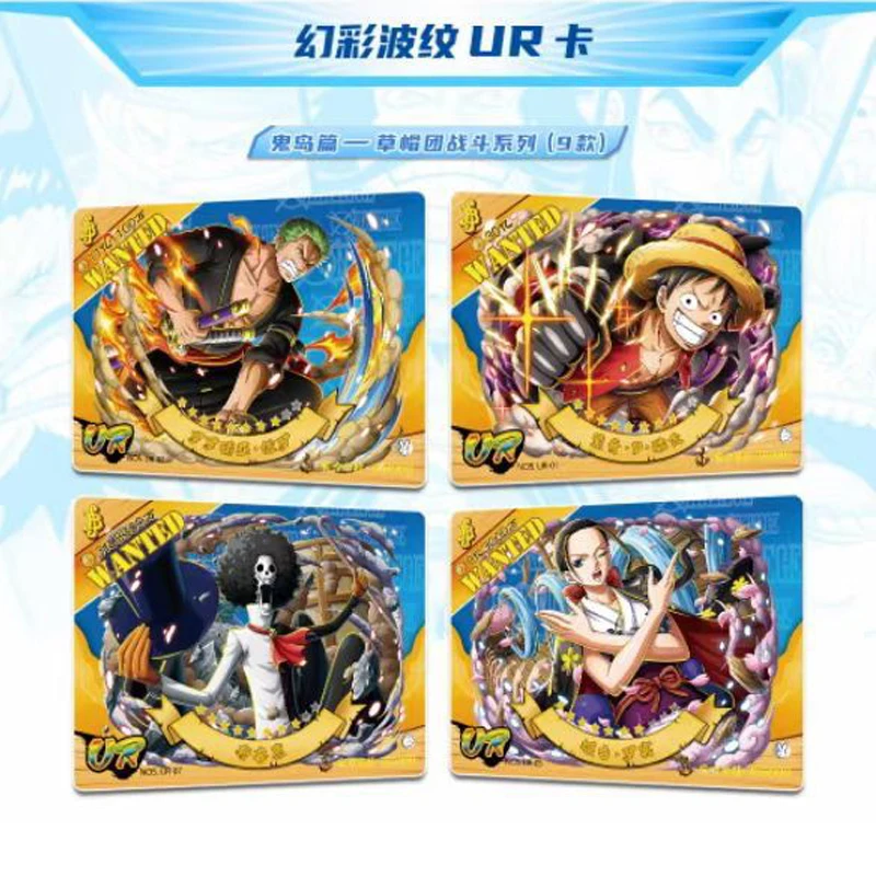 New Original One Piece Card wanted Luffy Zoro Anime Figure Flash SSR Cards Limited Bronzing Deluxe Collectible Edition Cards