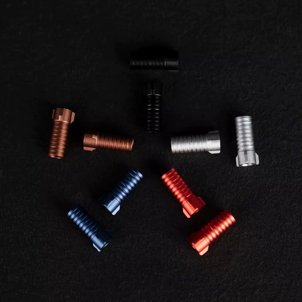 NWE 2X juegos de tornillos Trident de diámetro 3,0/3,5/4,0mm para grabadoras de cinta carretes a carrete para Pioneer/Revox/Revox/Telefunken/ABE
