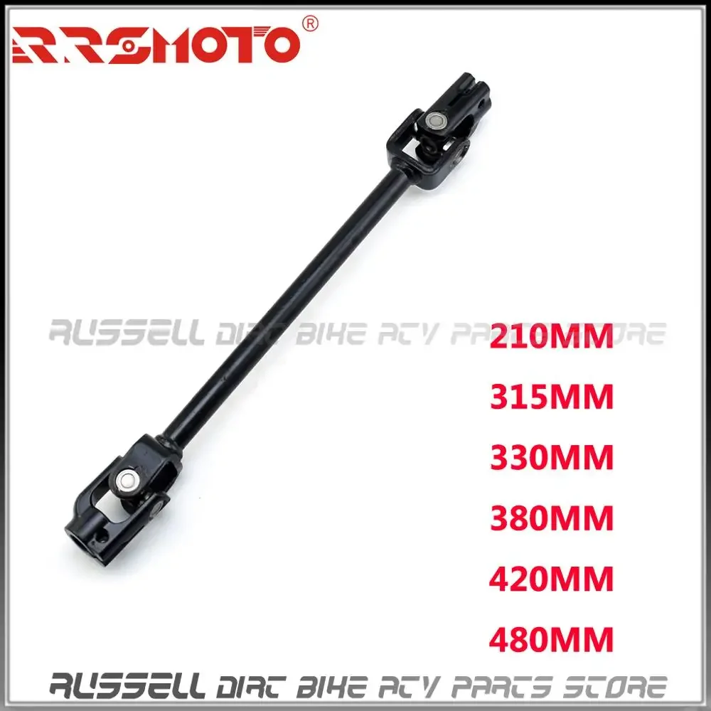 

30T 15mm 210mm ~ 480mm Power Steering Rod Gear Shaft Rack Pinion Knuckle Go Kart chinese ATV Quad Golf Cart 4 wheel spare parts
