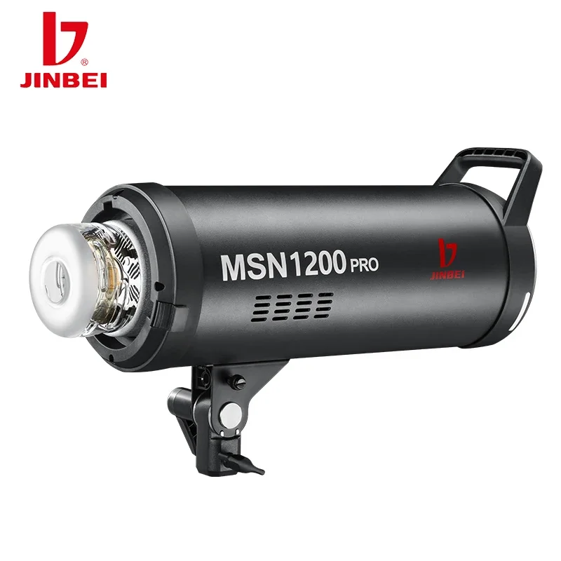 Flash de Estúdio JINBEI MSN 1200PRO 1200Ws GN110 1/8000s, Flash Estroboscópico de Alta Velocidade, Equipamento de Iluminação Fotográfica Sem Fio com Montagem Bowens