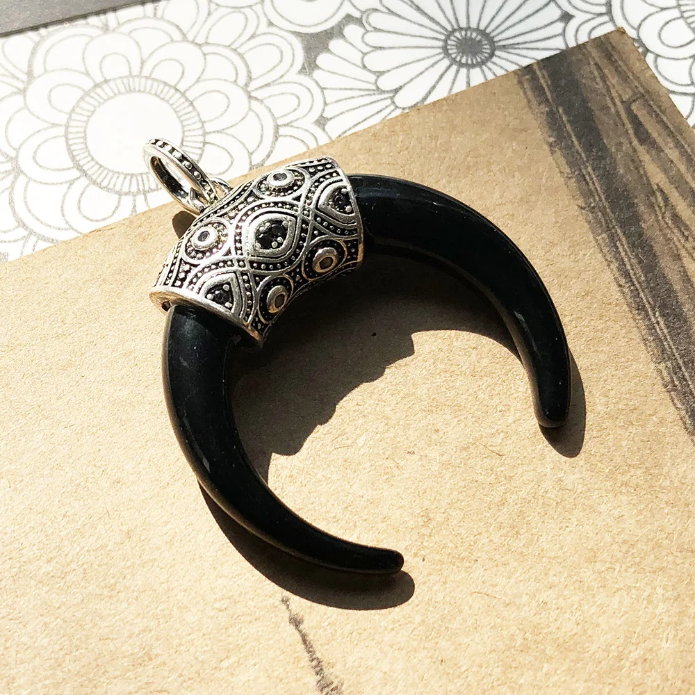 Colgante de diente de tigre maorí para mujer y hombre, joyería étnica de Europa, regalo de Plata de Ley 925, nueva moda