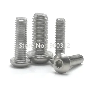 Hexagon Screw of Round Stainless Steel of the Solhoket, button head, Allen Screws, ISO7380, M2, M2.5, M3, M5, M5, M6, M8, 304 A2, G10.9, 5-50 PCES 8 MAIN SALES SALES - №4