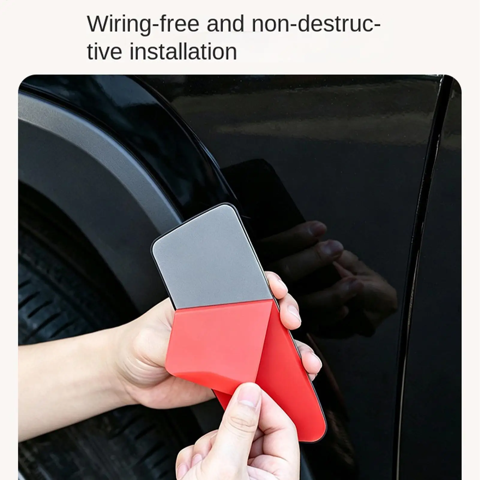 LED Solar Warning Light For Car Simulated Camera Self-Adhesive Flashing Lamp Solar Powered LED Car Light For Sedan Truck SUV RV
