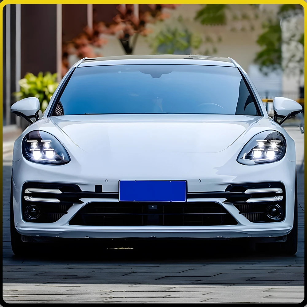 For Porsche Panamera 2017-2023 LED Auto Upgrade 2024 Style Headlights Assembly Projector Lens Car Tool Accessories Plug and Play