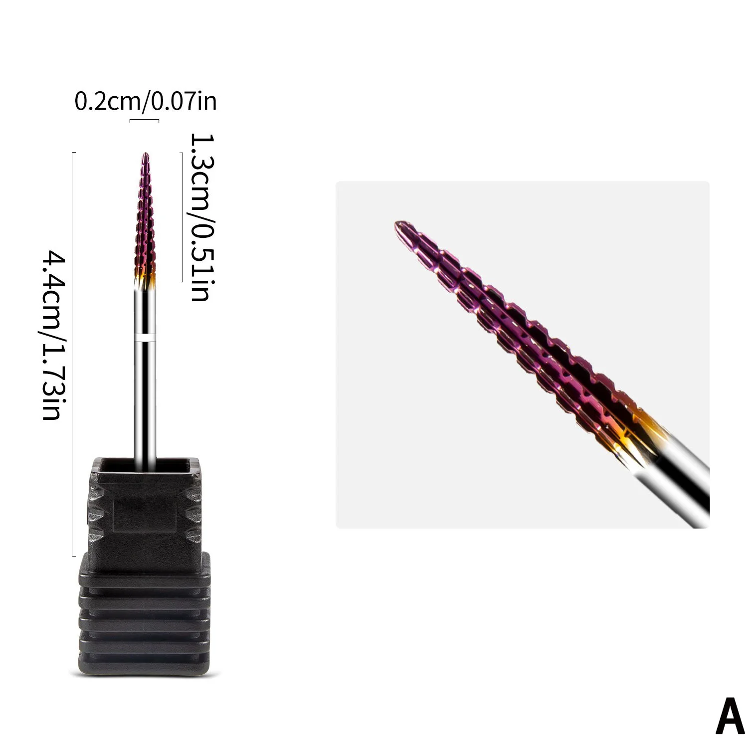 4pcs Professional Nail Filing Heads Ideal for Acrylic and Gel Nails, Cuticle Removal Suitable for Manicures, Pedicures, and Foot