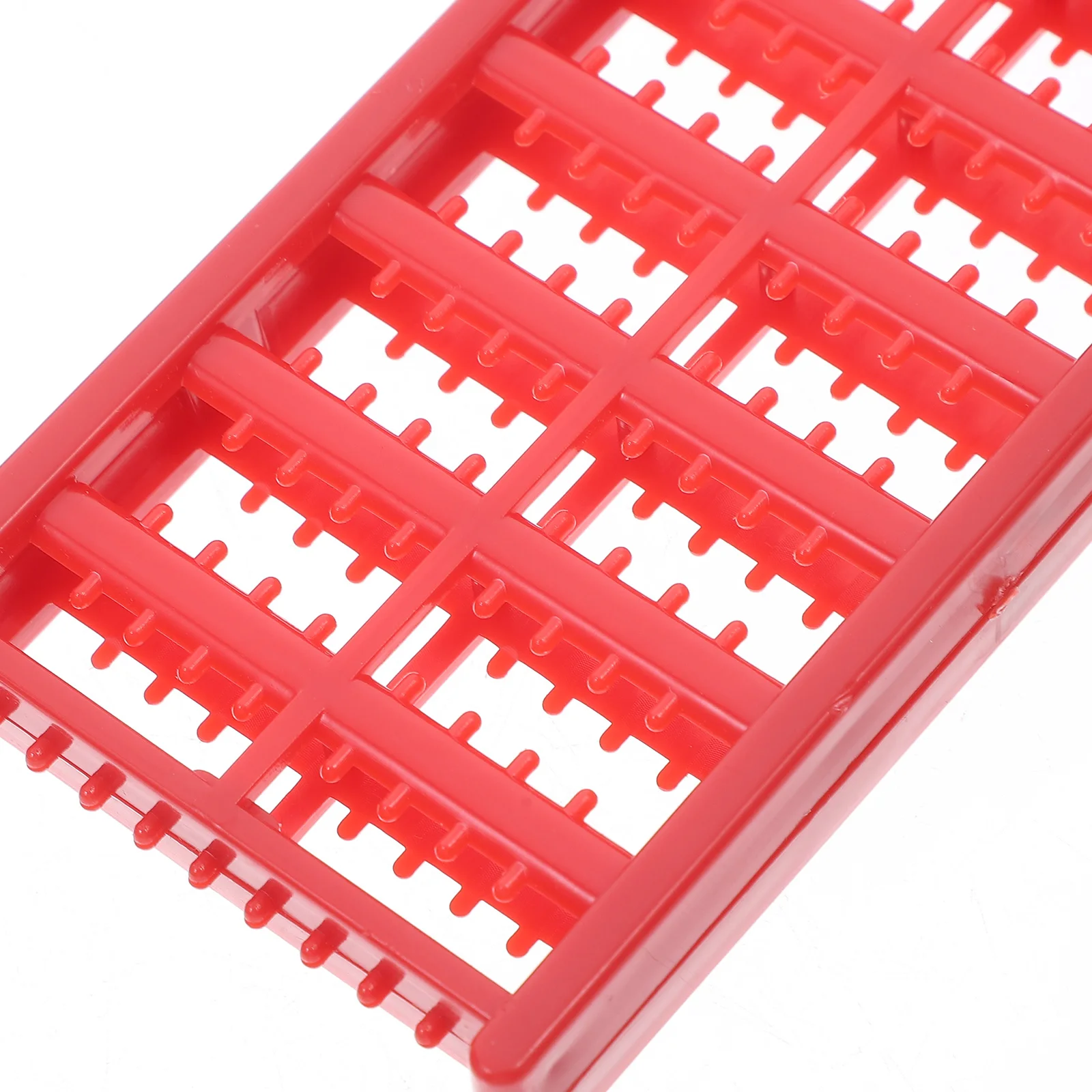 

4pcs Fishing Line Bracket 22cm x 6cm Yellow Red Green Holder ABS Material Spring Equipped Leader Organizer Storage