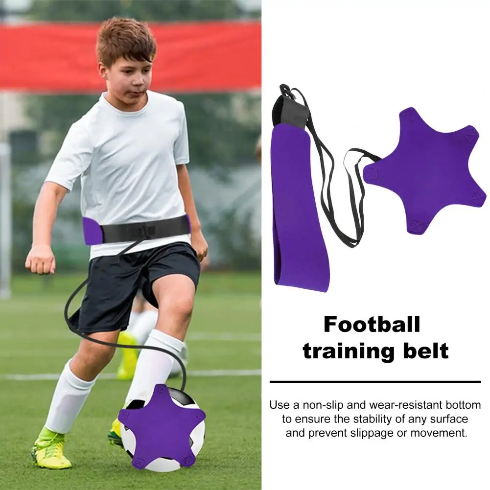 

Sports Accessories Adjustable Waist Belt Soccer Training Tool for Kids Wear Resistant Football Kick Trainer Solo Accessory