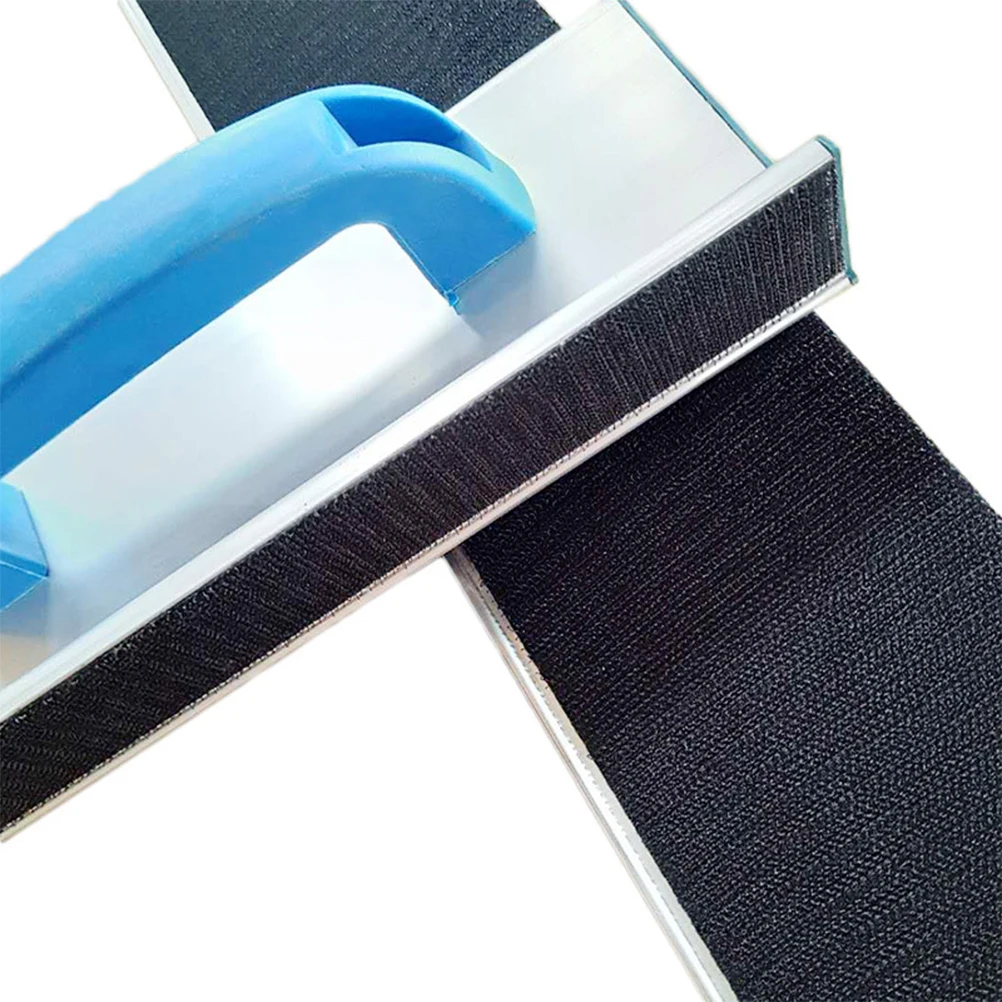 直角サンドペーパーホルダーハンドグリップ付きハンドヘルドサンドペーパーフレーム研削研磨ツール壁用木工研磨Sa