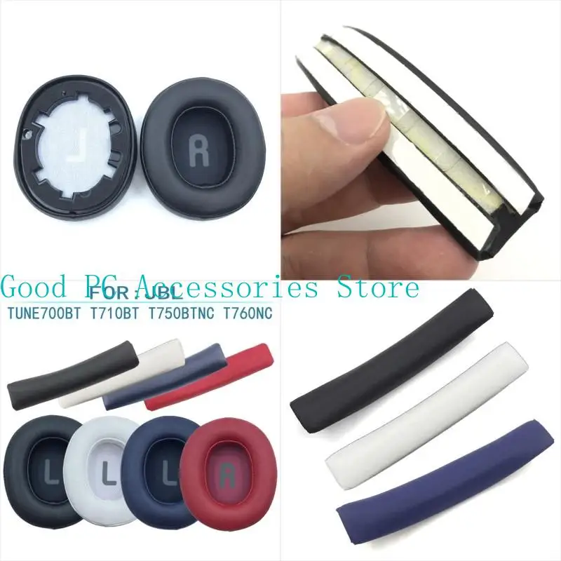 

R53C Foam EarPads Headband for JBL TUNE 700BT 700BTNC 750BTNC Headphones,High Quality