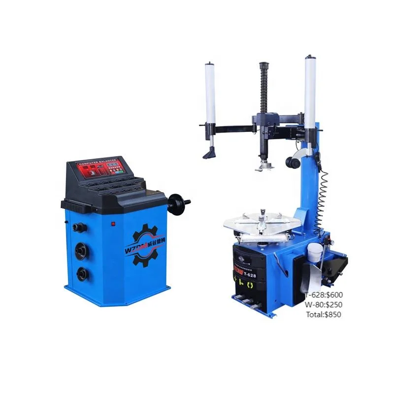 

T-628 workshop tyre shop equipment and tools tire service package solution tire changer machine and balancer