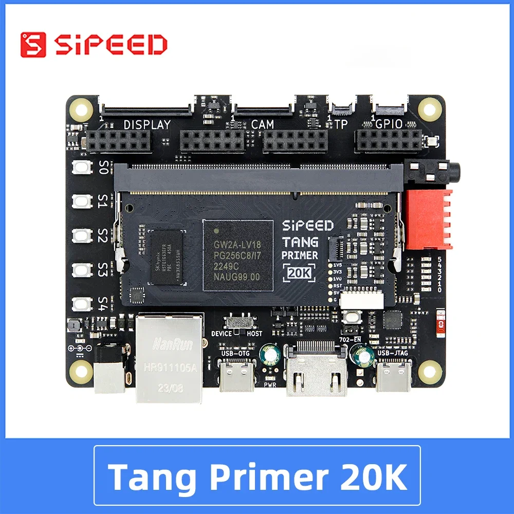 

Sipeed Tang Primer 20K GOWIN GW2A FPGA GoAI Core Board Minimum System