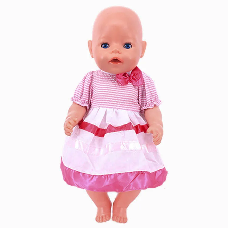 Baby New Born Doll Clothes Fit 17 Inch 43cm Dolls Fashion Mermaid Unicorn Dress Handmade Clothes Accessories Baby Birthday Gifts