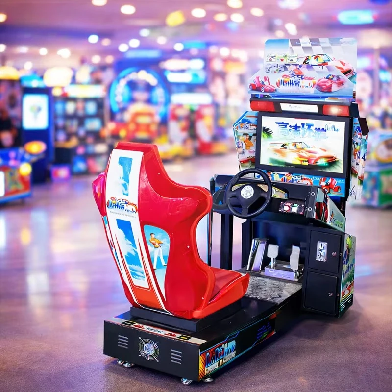 Coin Operated Outrun 32 Car Racing Games Machine Simulator Racing Arcade Simulator Driving Game Machine for Arcade Center