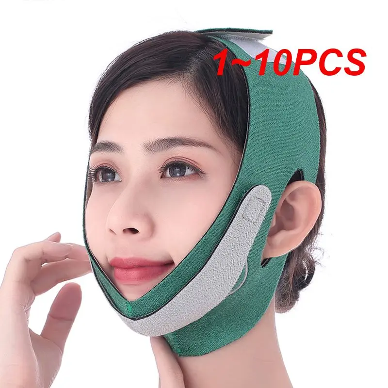 1~10PCS Colors Graphene Facial Slimming Bandage V Shaper Face Double Chin Reduce Relaxation Up Belt Shape Lift Band Skin Care