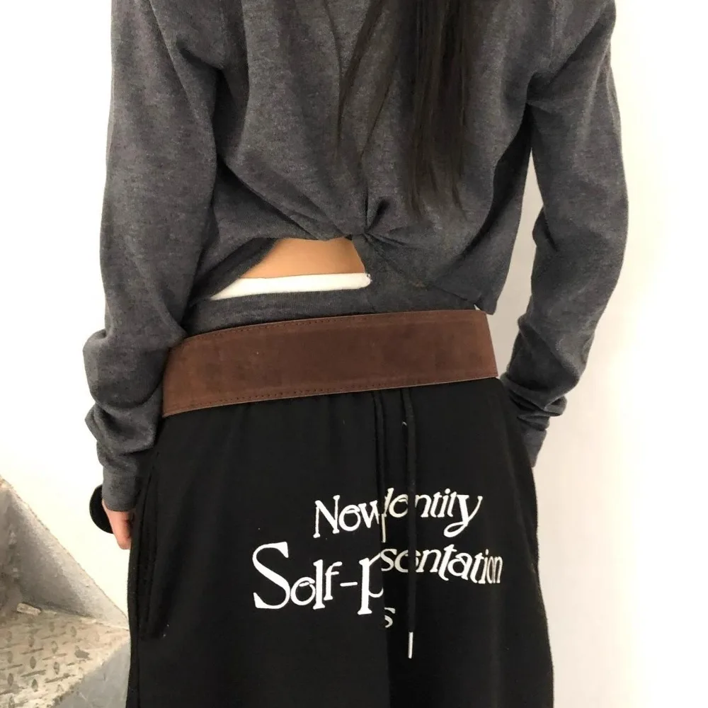 

Модный замшевый женский широкий ремень с металлической пряжкой, кожаный пояс для джинсов, ковбойский ремень в западном стиле для женщин