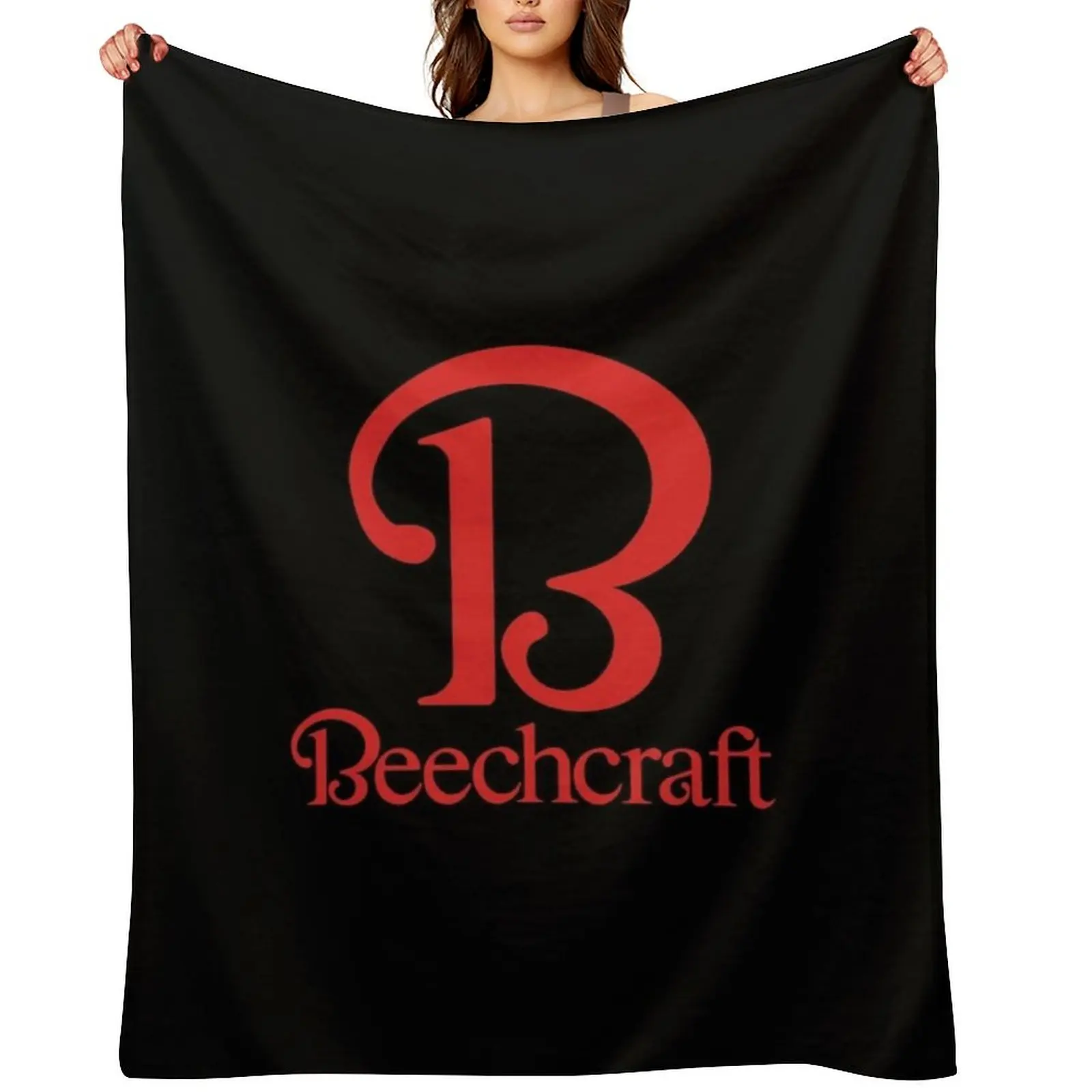 

Beechcraft Aircraft Aviation POCKET SIDE Throw Blanket Multi-Purpose Fashion Sofas Thermals For Travel Winter beds Blankets