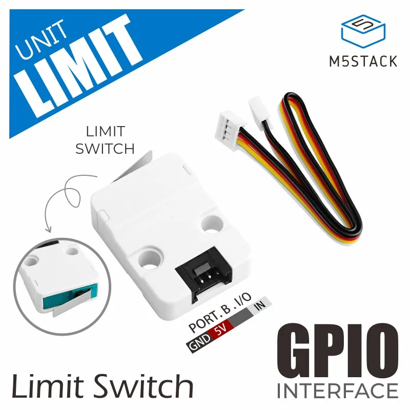 Official M5Stack Limit Unit Contact Limit Switch Sensor Limit Switch Stroke Control