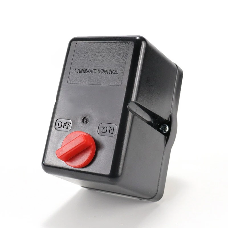 

Air compressor and water pump flow switch, manual knob with relief valve