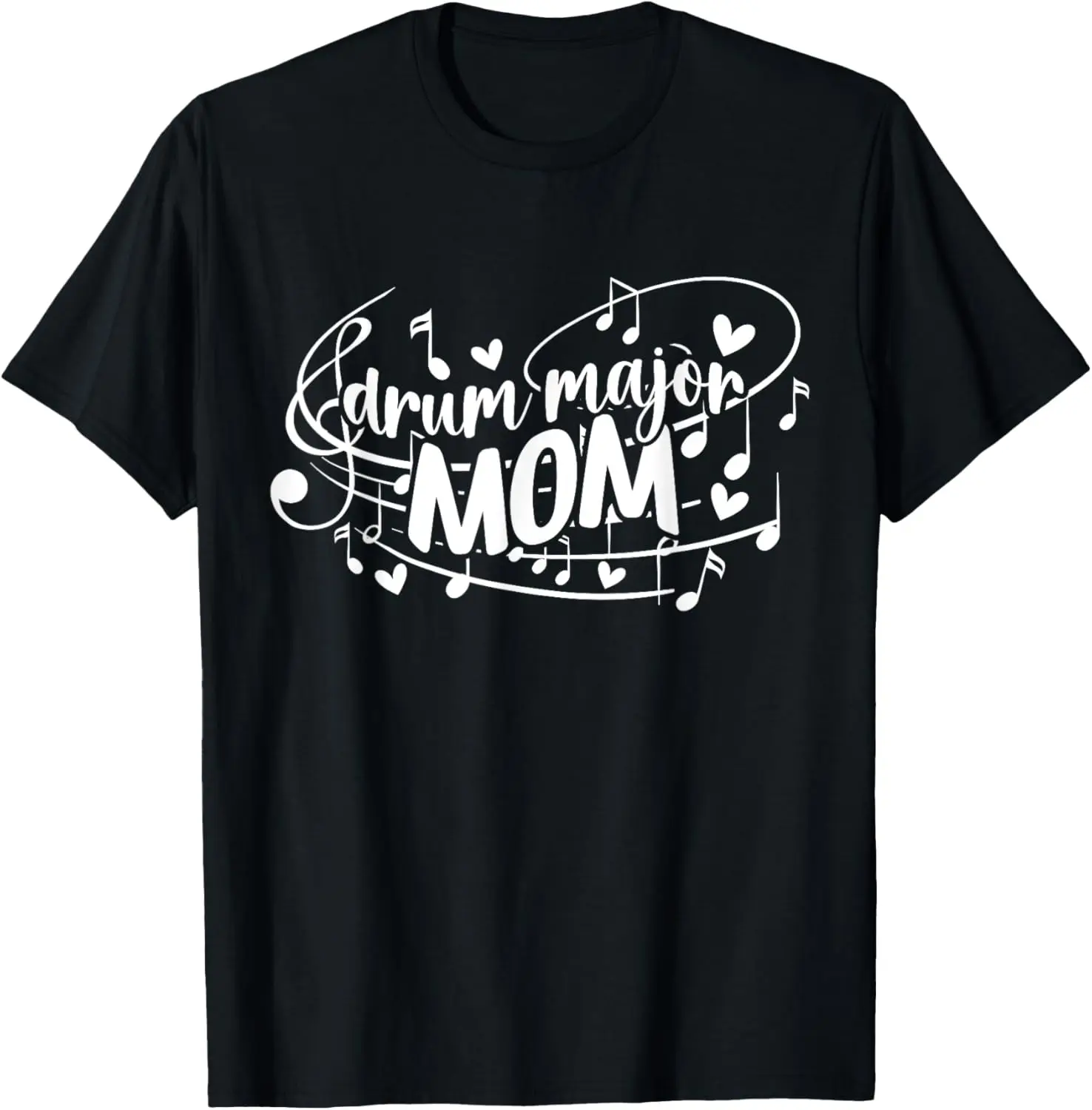 Drum Major Mom Groovy Mom Of A Drum Major Mother T-Shirt