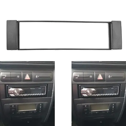 Fascia 1 Din 프레임-Audi A3 8L A6 4B 시트 톨레도 Leon Fiat Scudo 스테레오 Facia 플레이트 대시 CD 트림 1 DIN 라디오 커버