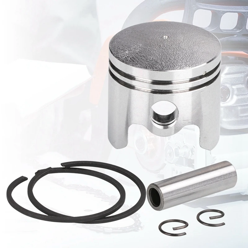 Kit de Piston de Débroussailleuse en Aluminium, 1 Jeu de 40 à 5 Pièces de Rechange pour Tondeuse Électrique