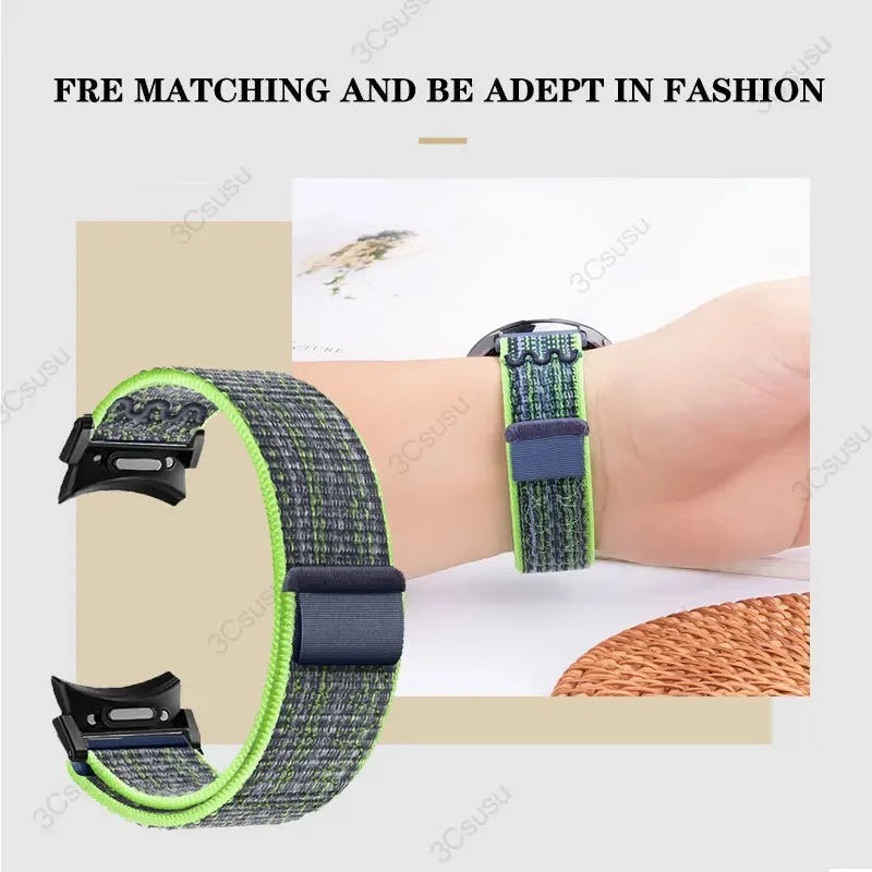 22 มม.20 มม.ไนลอนสําหรับผู้เบิกทาง Garmin 55 265 165 965 Breathable สายรัดข้อมือสําหรับ Garmin Vivoactive 5/Active 5/Venu 3/2 Band