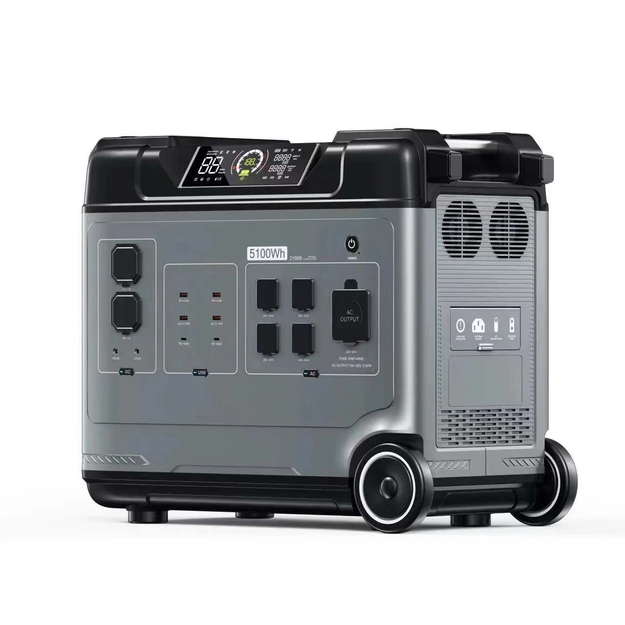 

Portable Power Station Solar Generator 4000W Solar Products Portable Renewable Energy Products Construction Mobile Power