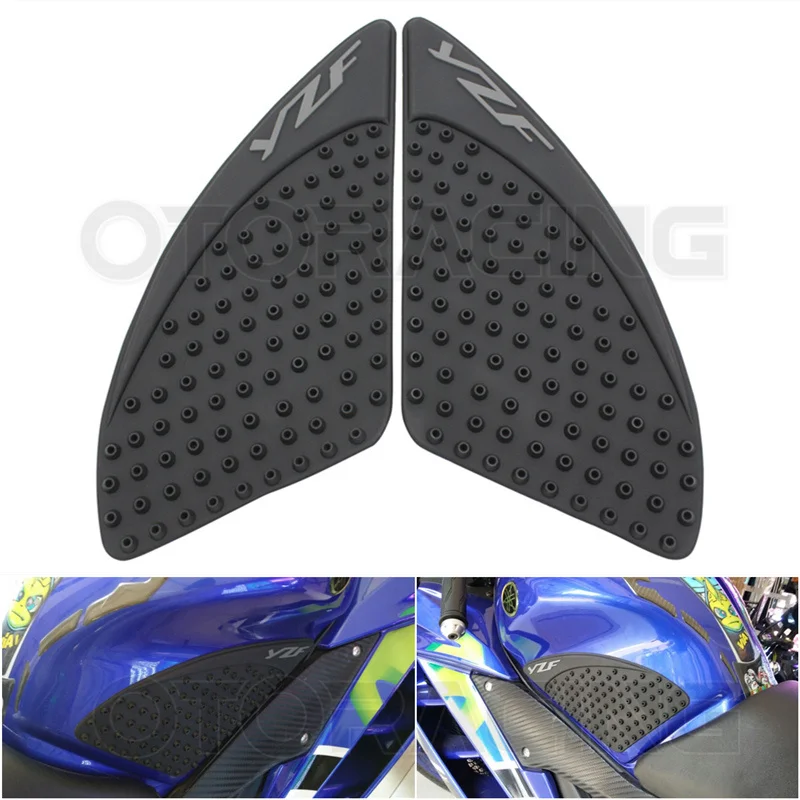 

Motorcycle Anti slip Tank Pads Sticker Side Gas Knee Grip Traction Pads For Yamaha YZF-R15 2017-2018