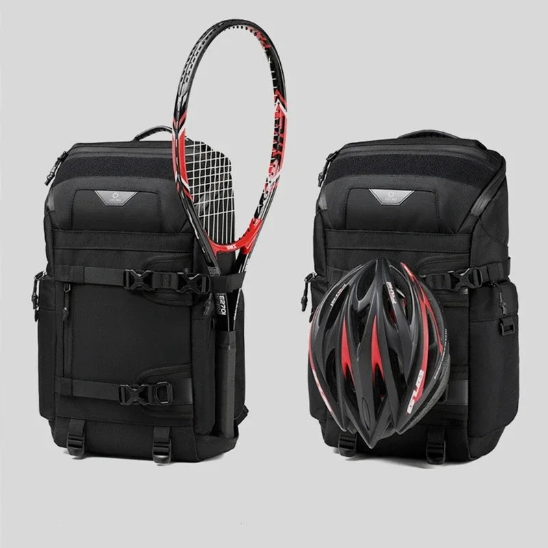 Ozuko 48x27x18 Cabin backpack Men s Multifunctional waterproof Outdoor Cycling Backpack Tactical Camouflage 15 Inch Laptop