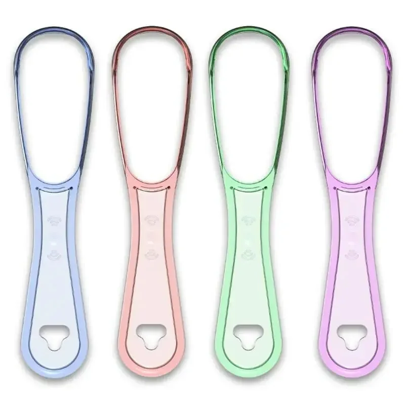 1/3pcs Tongue Scraper For Adult Reusable Tongue Cleaning Tool Food Grade Plastic Scraper Washable Oral Hygiene Care Appliances