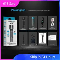 Cyansky K3-I9 Infrare Tactical Flashlight LED Long-Range Powerful 5000mAh for Action Police Law Enforcement Hunting and Shooting