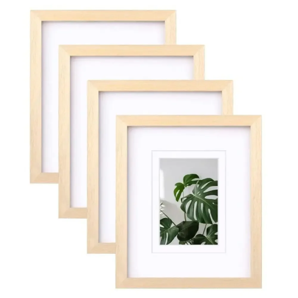 

Art Puzzle Holder DIY Blank Clay Frames Desktop Ornament Painting Drawing Wooden Photo Holders Multi Size DIY Craft