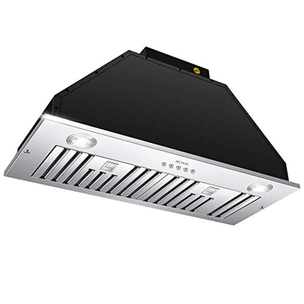 30 Inch Stainless Steel Range Hood Insert 600 CFM Ducted/Ductless Copper Motor Low Noise Levels