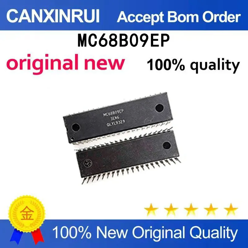 (5-100 pieces)Brand new original MC68B09EP DIP40 direct insertion 8-bit microprocessor IC in stock