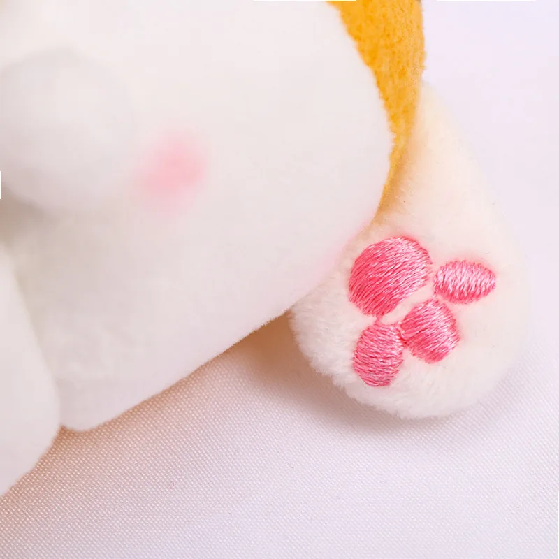 พวงกุญแจตุ๊กตาแมวคอร์กี้น่ารัก ตุ๊กตาขนนุ่ม ของเล่นตุ๊กตาขนาดเล็ก ของเล่นคลายเครียด