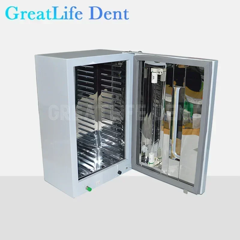 GreatLife 27L Dental Ozone Disinfection Cabinet With Timer UV Sterilizer Disinfection Dental Equipment Cleaning Sterilizer