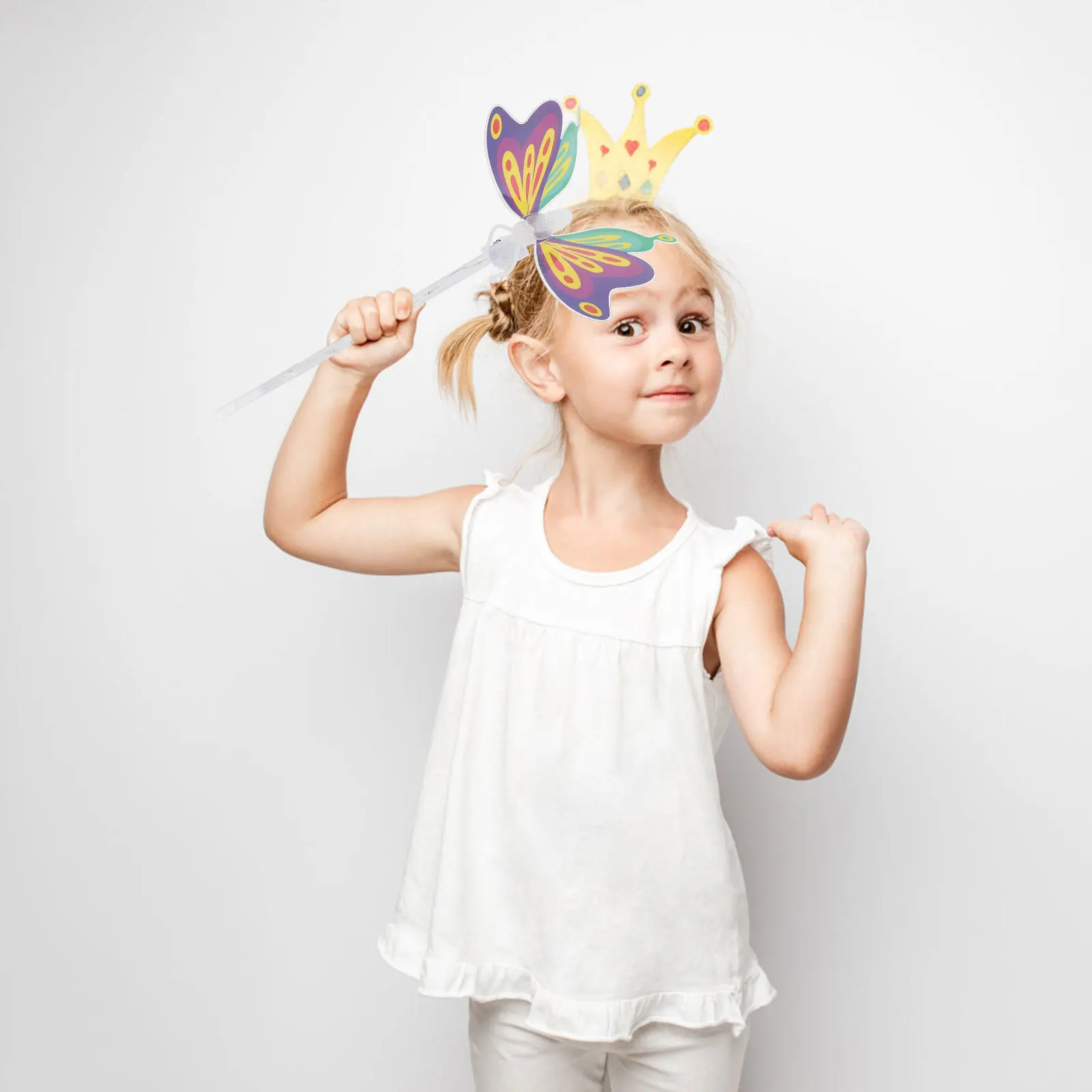 5 uds palos de hadas brillantes palos de luz brillantes accesorios de alegría coloridos palo de Hada para niños juguetes brillantes