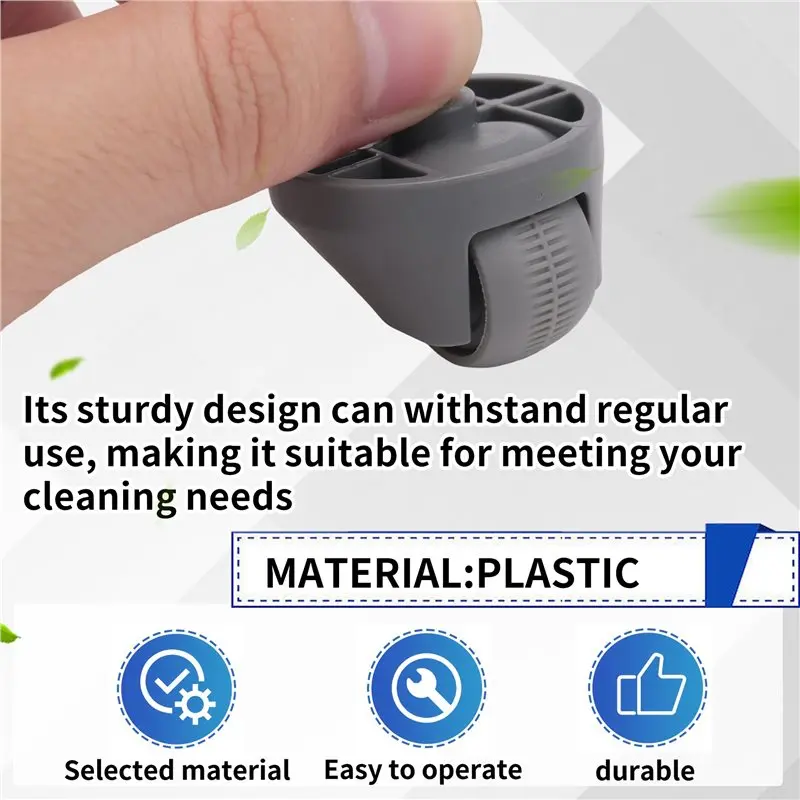A74E-Traveling Wheel For Narwal J4/J5 Robot  Vacuum Cleaner Parts  Sweeper Universal Wheel Attachments