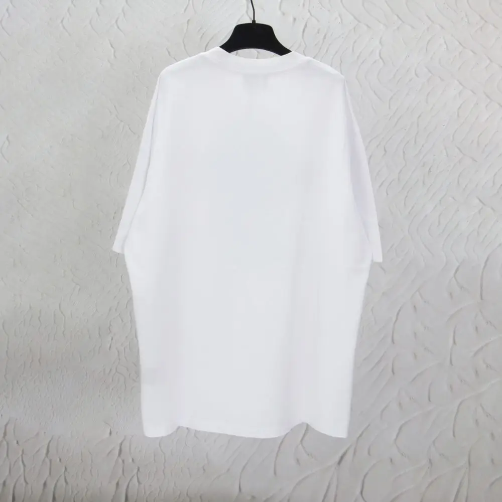 Comfortable Cotton T Shirt Unisex Minimalist Letter Embroidered Crew Neck Short Sleeve Loose Casual Summer Fashionable Tee Top
