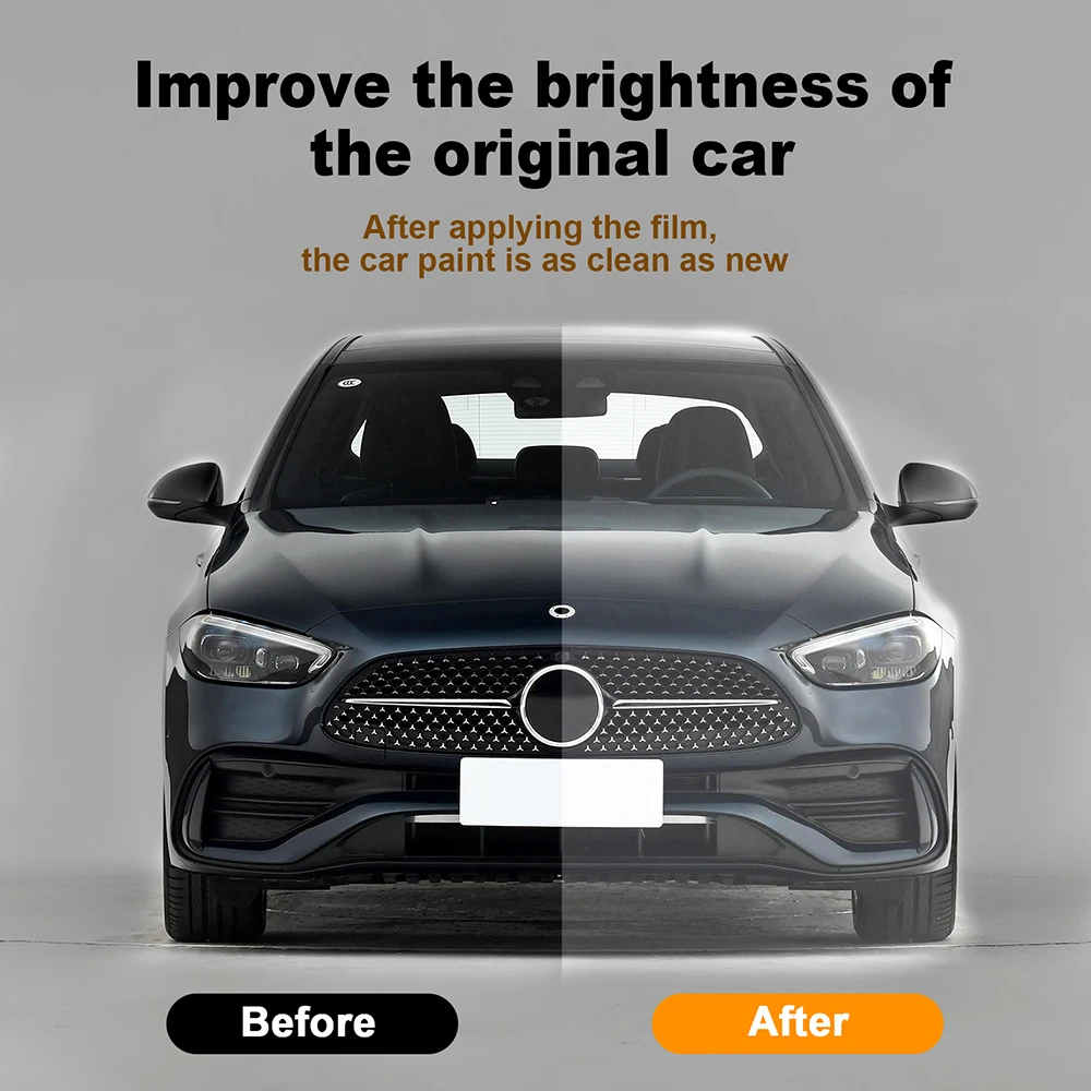 Original Car Bady Film Rear Invisible Transparent Sticker for Mercedes Benz C Class W206 2022 2023 Tpu Protect Car Surface