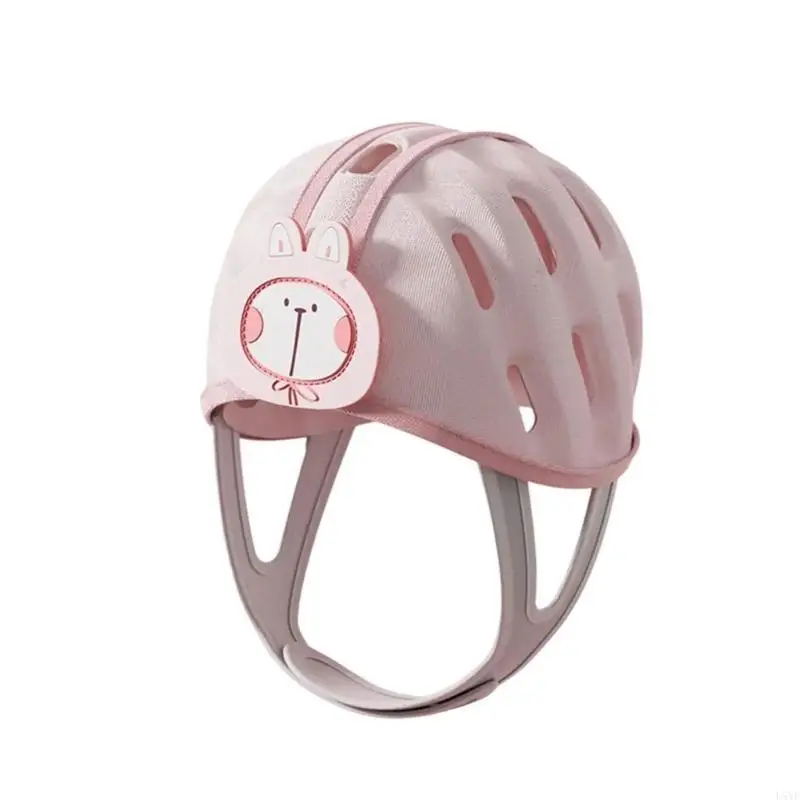 

L5YF Children's Cartoon Anti-Collision Hat Baby Anti Fall Hat Head Protective Helmets for Learning to Walk Toddler Boys Girl