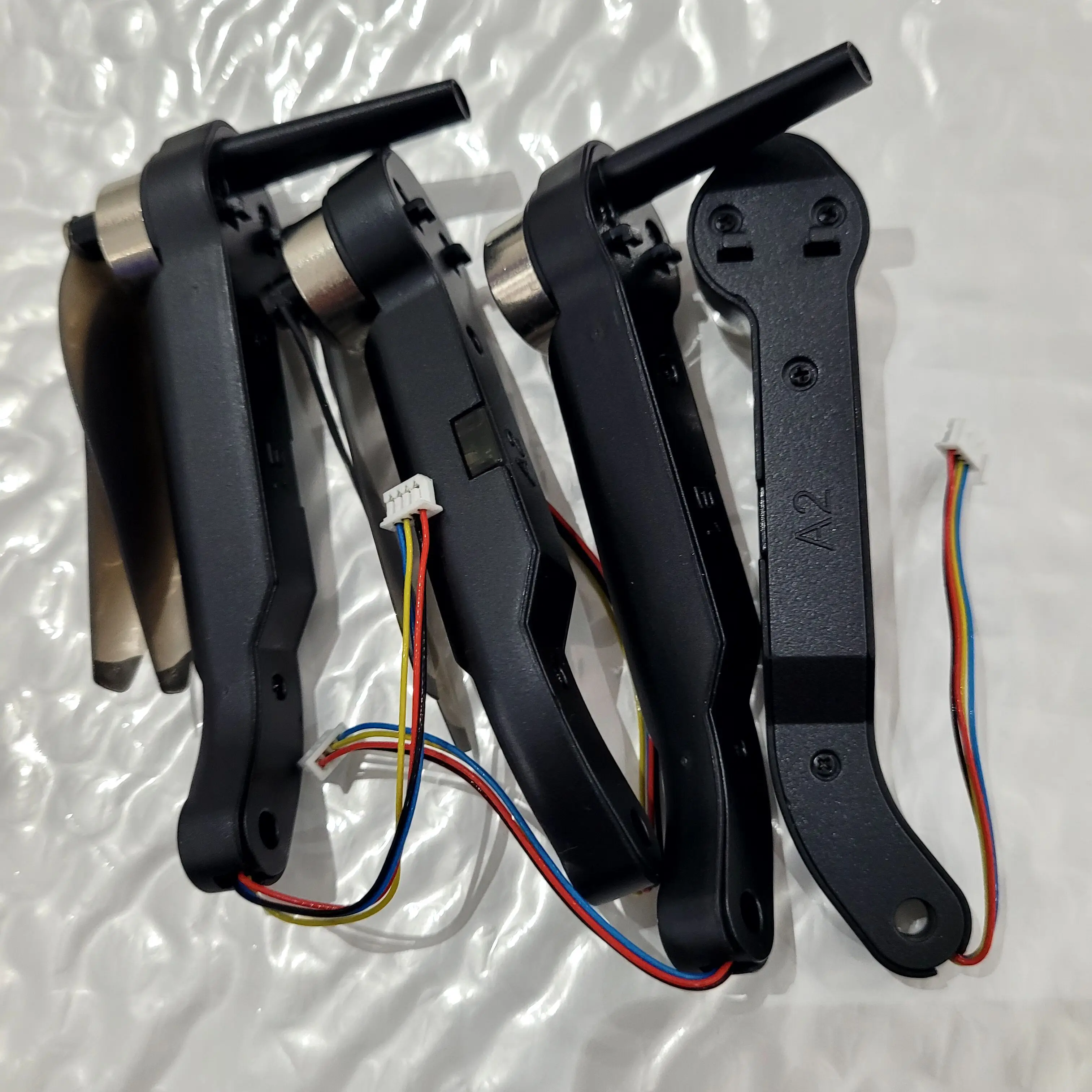 KF613 Brushless Drone Original Motor Arm Spare Part Front / Rear Motor Arm with 2PCS Propeller Blade DIY Accessory