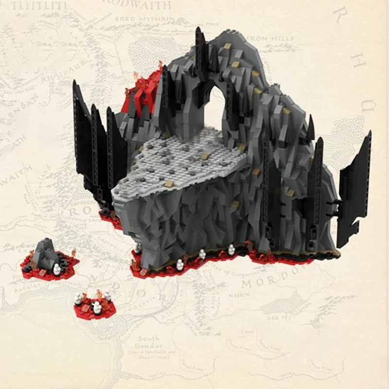Blocs de construction du film Lorded of Rings Moc Scense, série de collection ultimes, technologie d'architecture, briques d'assemblage, jouet présent