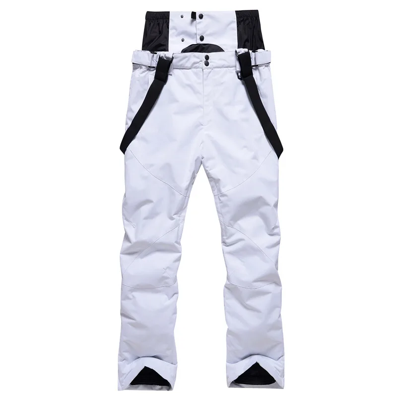 

High Quality New Outdoor Windproof Waterproof Breathable Double Layer Winter Ski pants Snow Trousers ski Snowboarding Pants